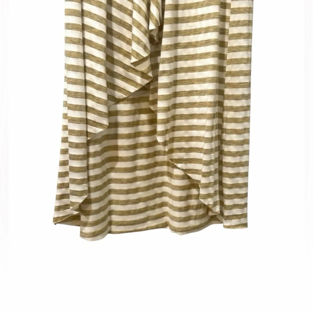 Julie’s Closet Striped Tulip Wrap Midi Skirt L | Boho Coastal Resort